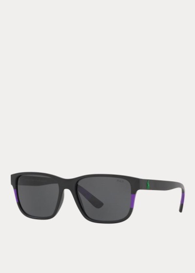 Men's Polo Ralph Lauren Color-Blocked Sunglasses | 089154DQE